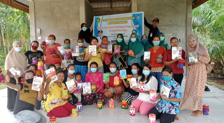 Tingkatkan Ekonomi Kreatif, TP PKK Desa Jangkang Gelar Sejumlah Pelatihan