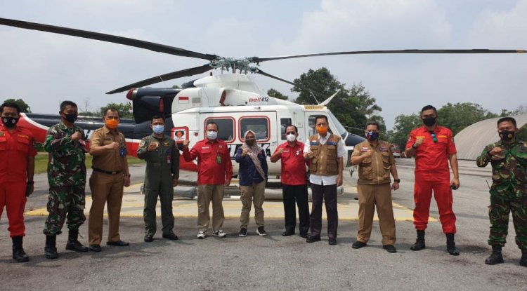 KLHK Beri Dukungan Untuk Operasi udara Pengendalian Kebakaran Hutan dan Lahan di Riau