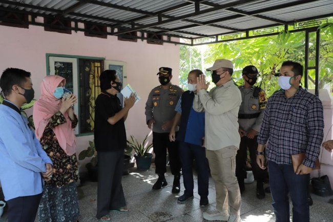 Kapolda Riau Tinjau Pelaksanaan PPKM Mikro Di Dua Kelurahan Kota Pekanbaru