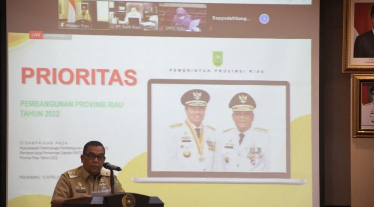 Wagubri Uraikan Prioritas Pembangunan Provinsi Riau Tahun 2022