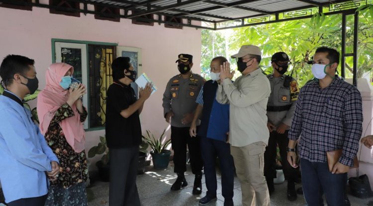 Kapolda Riau Tinjau Pelaksanaan PPKM Mikro Di Dua Kelurahan Kota Pekanbaru