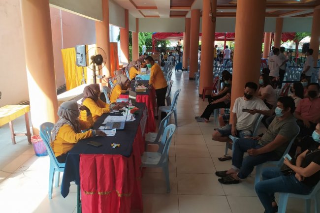 Kegiatan Vaksinasi Tahap II Dilakukan di Yayasan Vihara Hok Ann Kiong Bengkalis