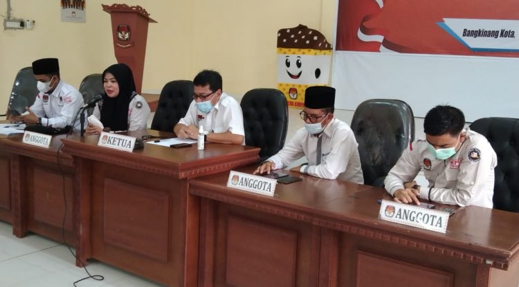 KPUD Kampar Sampaikan Rekapitulasi Hasil Data Pemilih Berkelanjutan Bulan Mei 2021
