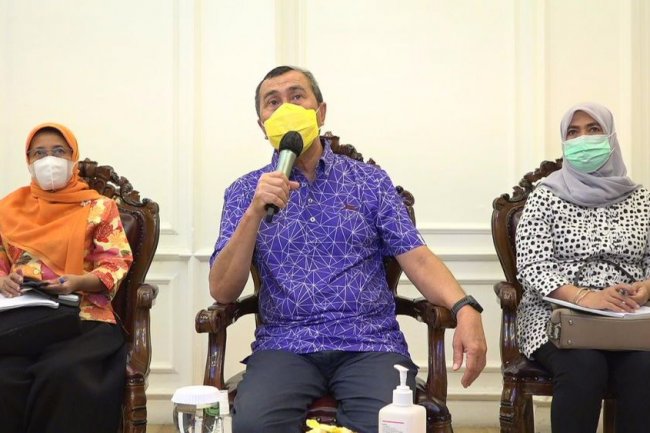 Syamsuar Hadiri Rakor Pelaksanaan Vaksinasi IDI Wilayah Ria