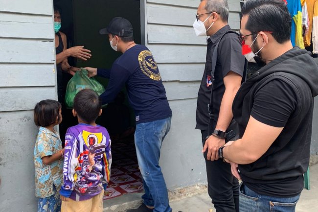 234 SC Korwil Riau dan 234 SC Regwil Pelalawan Kembali Bagikan Sembako