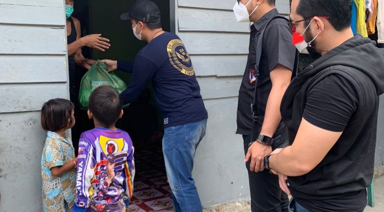 234 SC Korwil Riau dan 234 SC Regwil Pelalawan Kembali Bagikan Sembako