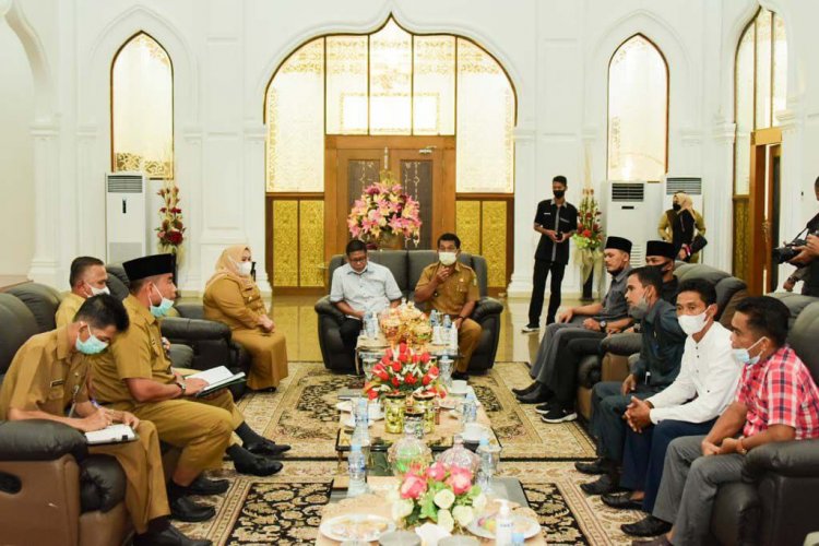 Silaturahmi Forum BPD Kecamatan Bengkalis dan Bantan, Bupati Kasmarni Terima Kunjungan