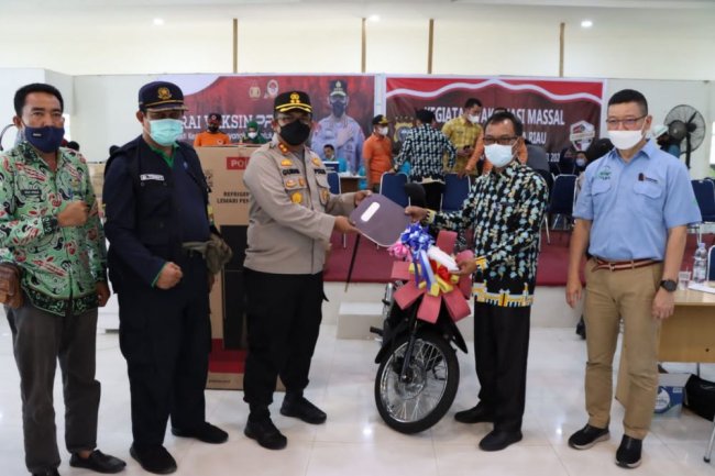 Vaksin Di Siak Berhadiah Motor Dan Door Prize Lain Nya