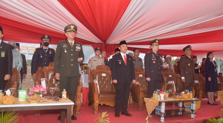 HUT Bhayangkara ke-76, Wabup Hadiri Upacara Peringatan