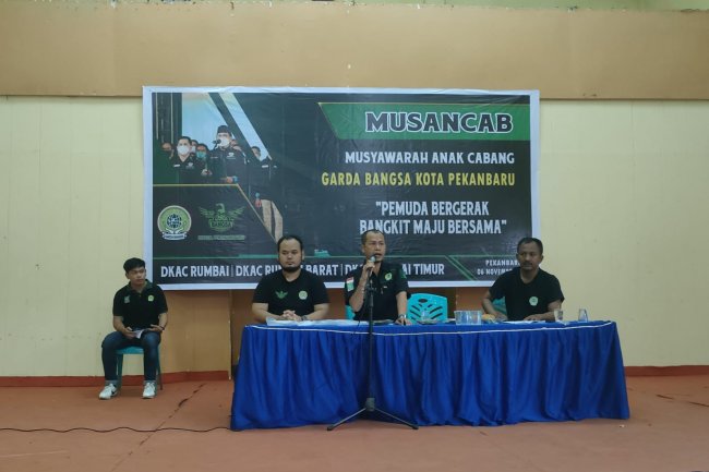 Untuk pertama kalinya di Indonesia, jadi contoh nasional Musancab 3 kecamatan DKC GARDAbangsa di kota pekanbaru