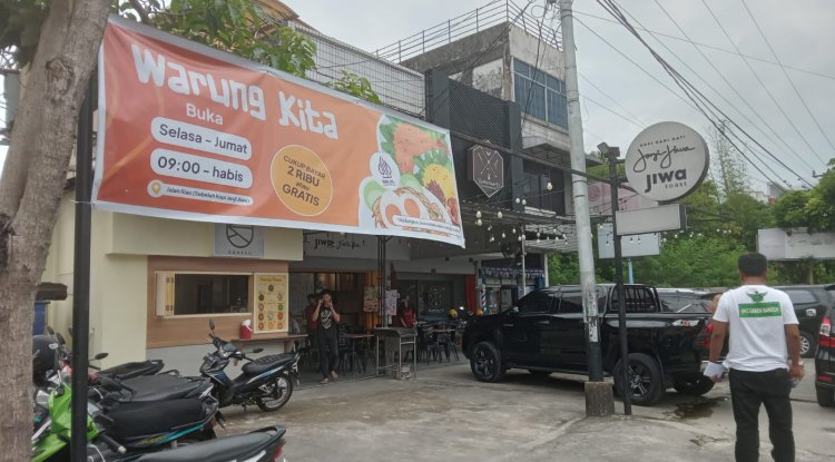 Makanan vegetarian cuma Rp. 2.000 di warung kita
