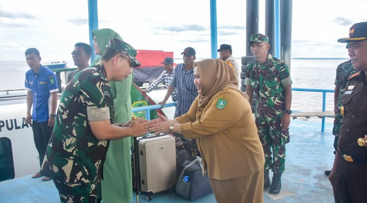 Danrem 031 Brigjen TNI Dany Rakca, Kunker ke Bengkalis, Bupati Kasmarni Sambut Kedatangan