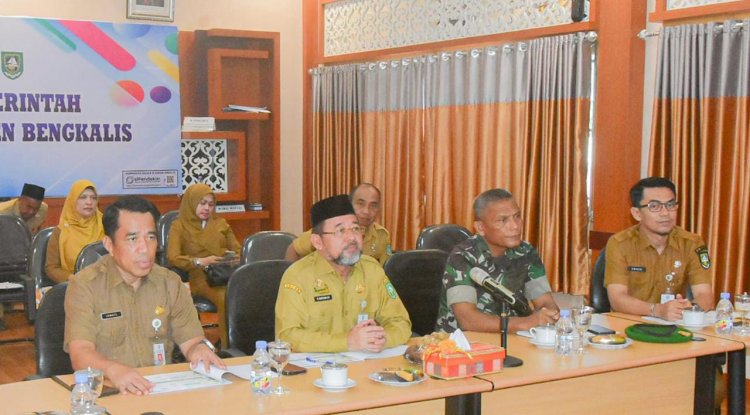 Bupati Bengkalis Ikuti Rakor Inflasi 2023