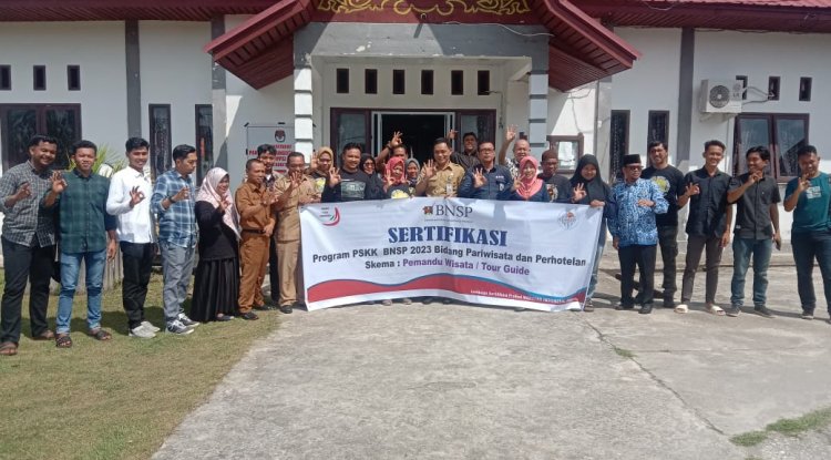 Fortukindo Lakukan Sertifikasi Pemandu Wisata Desa Bukit Batu