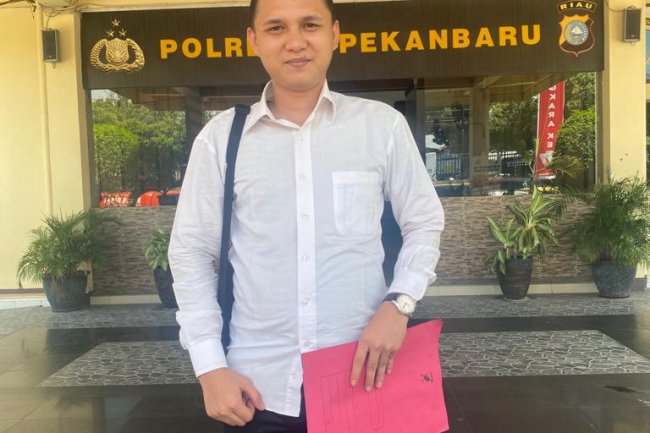 Terkait Dugaan Pungli Oknum Kapolsek Kampar Kiri APRMB Riau di Periksa Bid Propam Polda Riau