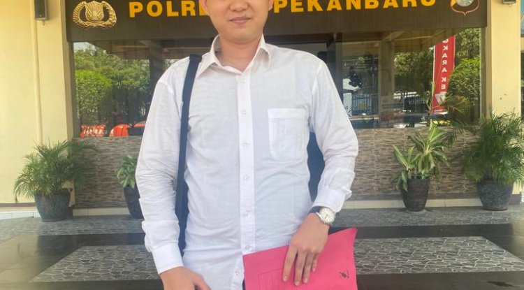 Terkait Dugaan Pungli Oknum Kapolsek Kampar Kiri APRMB Riau di Periksa Bid Propam Polda Riau 