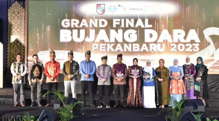 M Sabarudi Ketua DPRD Pekanbaru   Hadiri Malam Puncak Pemilihan Bujang Dara Pekanbaru 2023