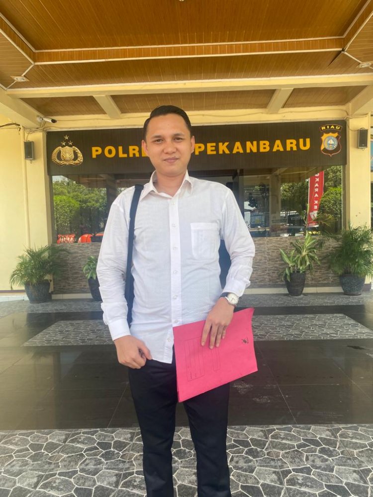 Terkait Dugaan Pungli Oknum Kapolsek Kampar Kiri APRMB Riau di Periksa Bid Propam Polda Riau 