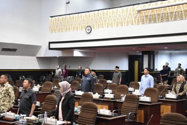DPRD Gelar Paripurna Keputusan Pimpinan DPRD Terhadap Hasil Evaluasi Gubernur Riau
