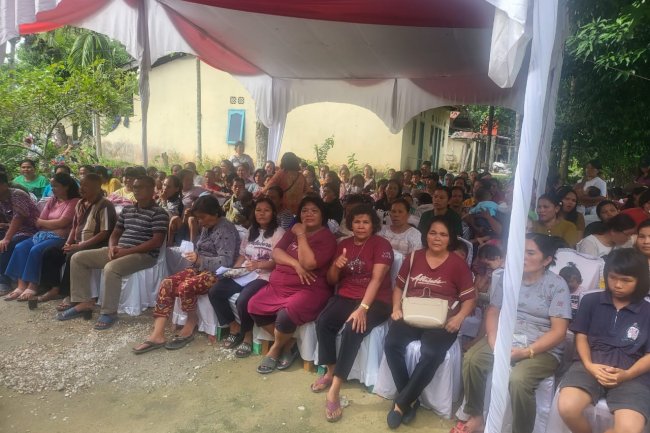 Dapot Sinaga Laksanakan Penyebarluasan Perda di Jalan Saudara, Sri Meranti 