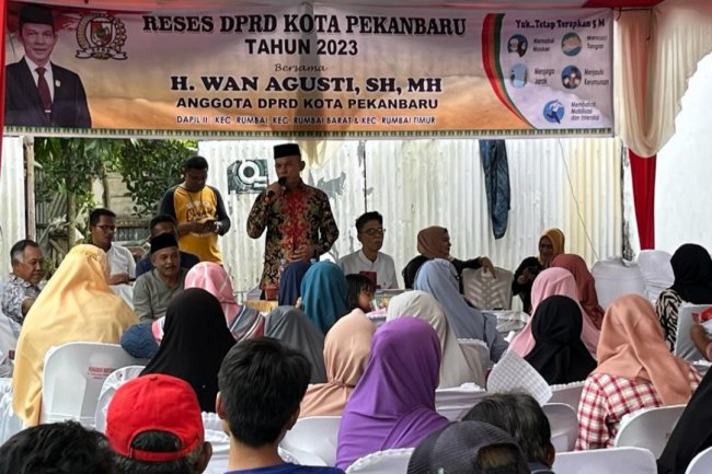 Reses Wan Agusti di Limbungan Baru, Warga Aspirasikan Banjir, Kesehatan dan UMKM