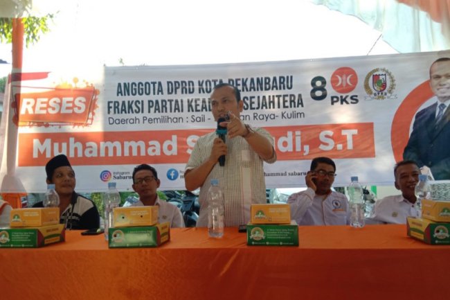 Reses Sabarudi, Jemput Aspirasi Masyarakat di Kelurahan Tuah Negeri