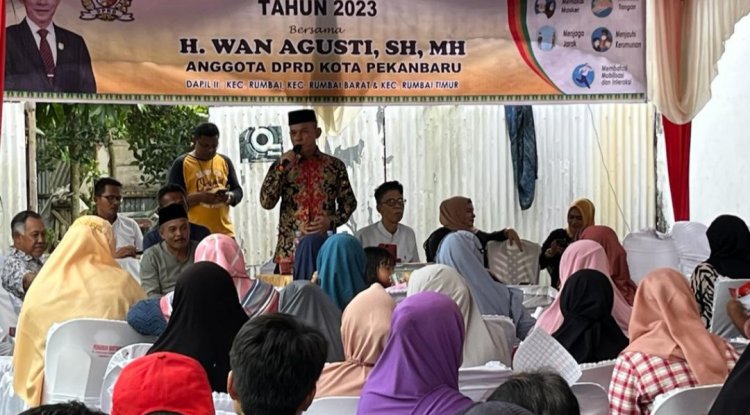 Reses Wan Agusti di Limbungan Baru, Warga Aspirasikan Banjir, Kesehatan dan UMKM