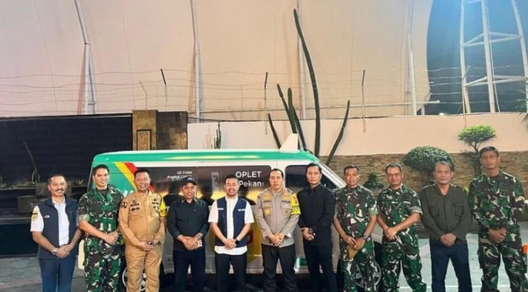 Muhammad Isa Lahamid, ST., MH Selaku Ketua DPRD Kota Pekanbaru Pantau Kesiapan di Sejumlah TPS