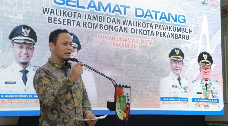 Pemko Pekanbaru Paparkan Inovasi PBG dan Pengelolaan Sampah kepada Jambi dan Payakumbuh