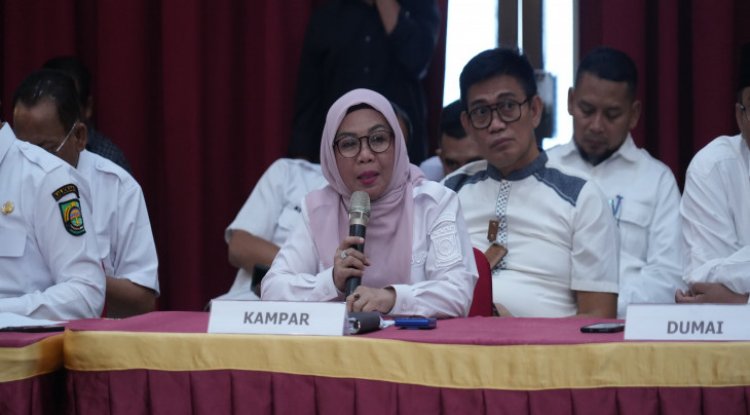 Wakil Bupati Kampar Ikuti High Level Meeting TPID se-Provinsi Riau